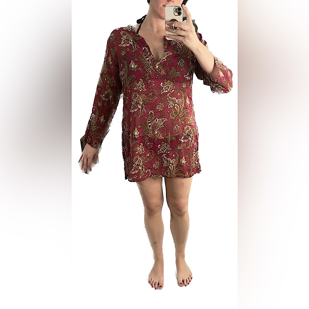 Boho beach cover up